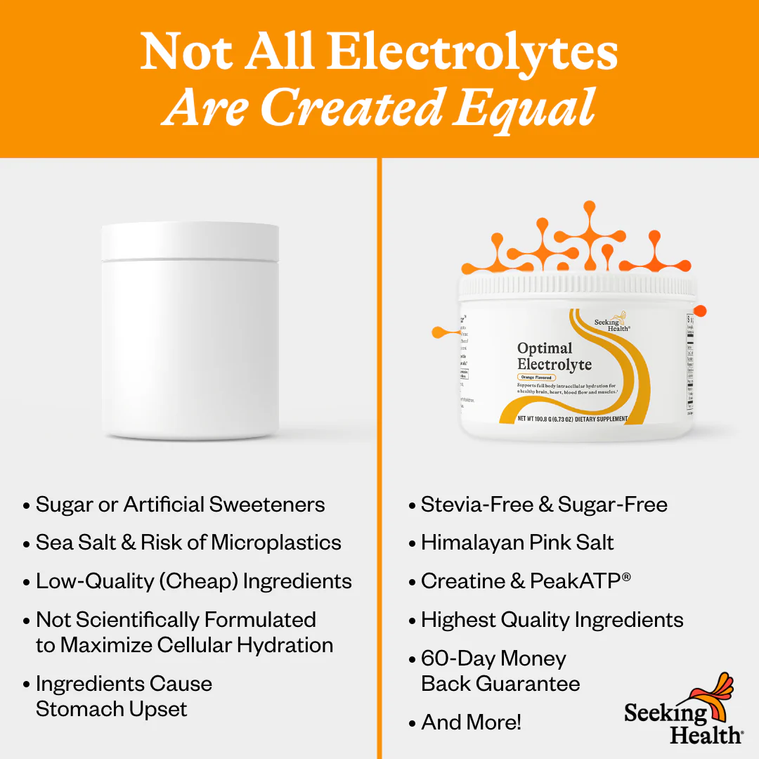 Optimal Electrolyte Orange - 190.8g - Seeking Health - Image 6