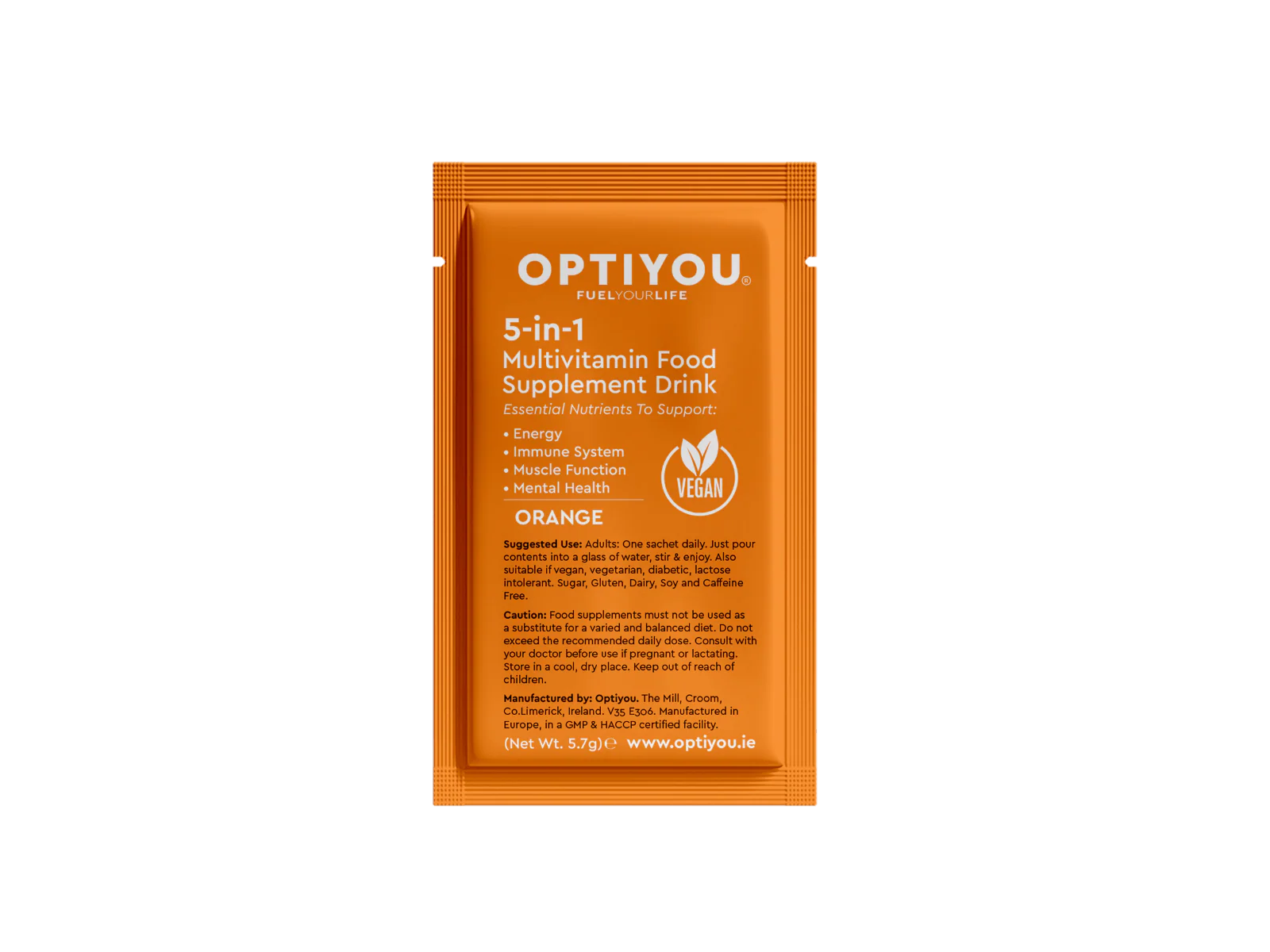 OPTIYOU | Multivitamin | Orange Flavour | 30 sachets - Image 4